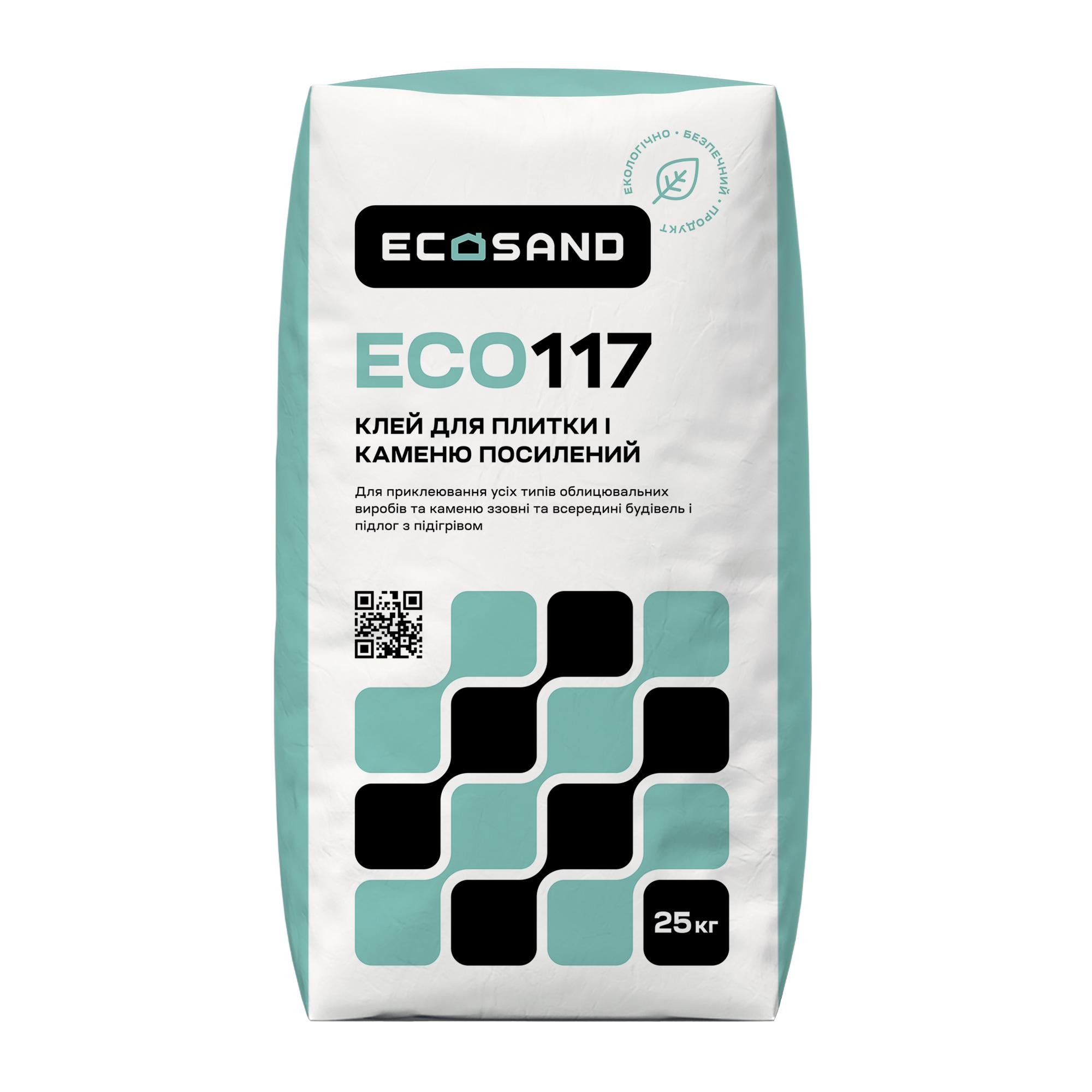 Клей для плитки Ecosand Eco117 25 кг (E117)