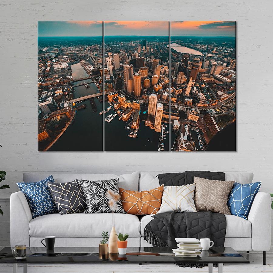 Картина город Восхитительный город 78x48 см (A782-3)