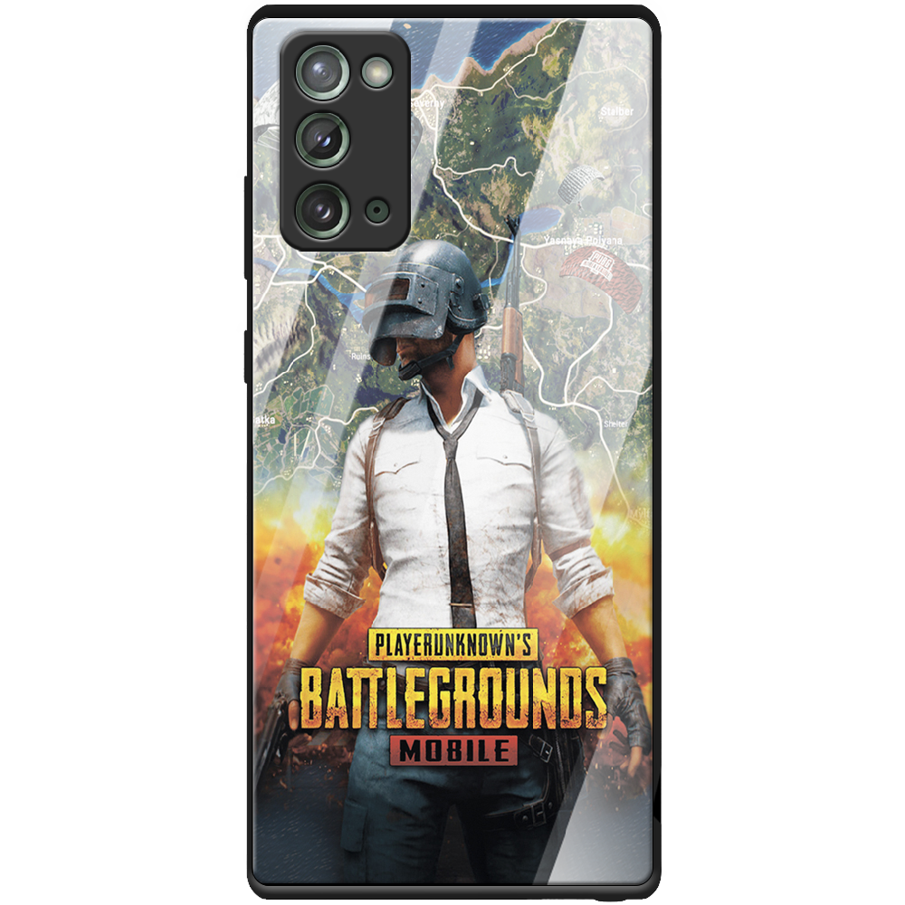 Чехол Boxface Samsung N980 Galaxy Note 20 PUBG Mobile Черный силикон со стеклом (40568-up2309-41112)
