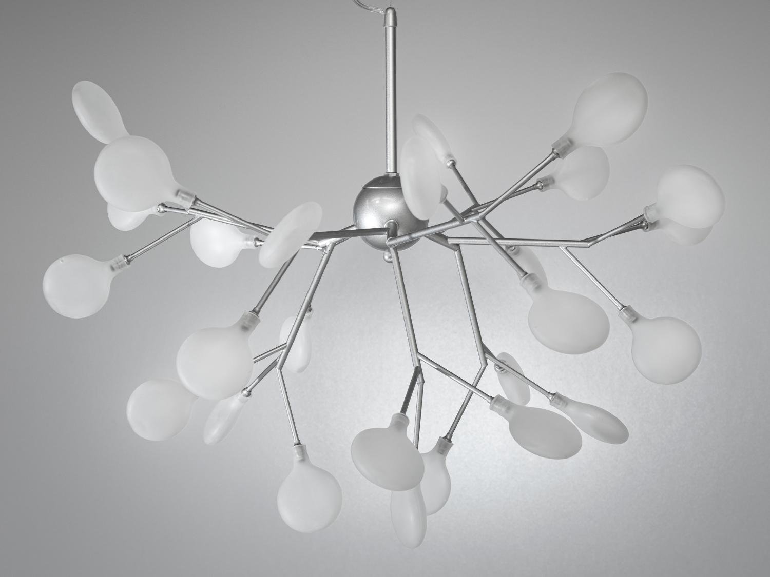 Люстра подвесная Светлячок 27 ламп Хром сатин (887-27A SL ) - фото 2