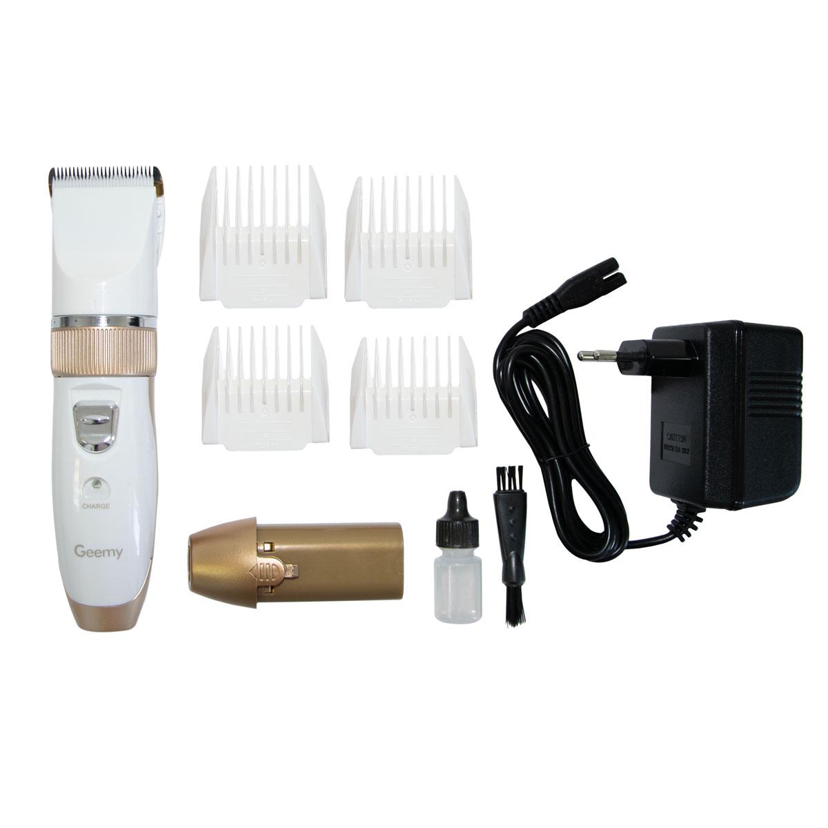 Машинка для стрижки мужская Geemy GM-6001 Бело-золотой (1010128-Other) Машинка для стрижки мужская Geemy GM-6001 Бело-золотой (1010128-Other)