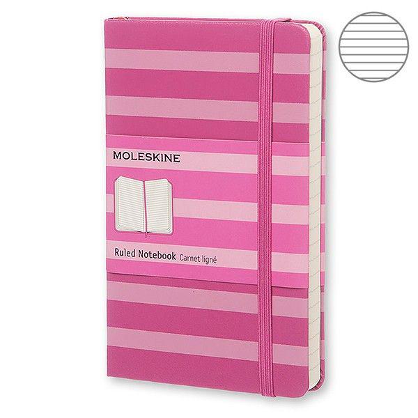 Блокнот Moleskine Stripes маленький Розовый (SKTGMM710STRIPC) - фото 2