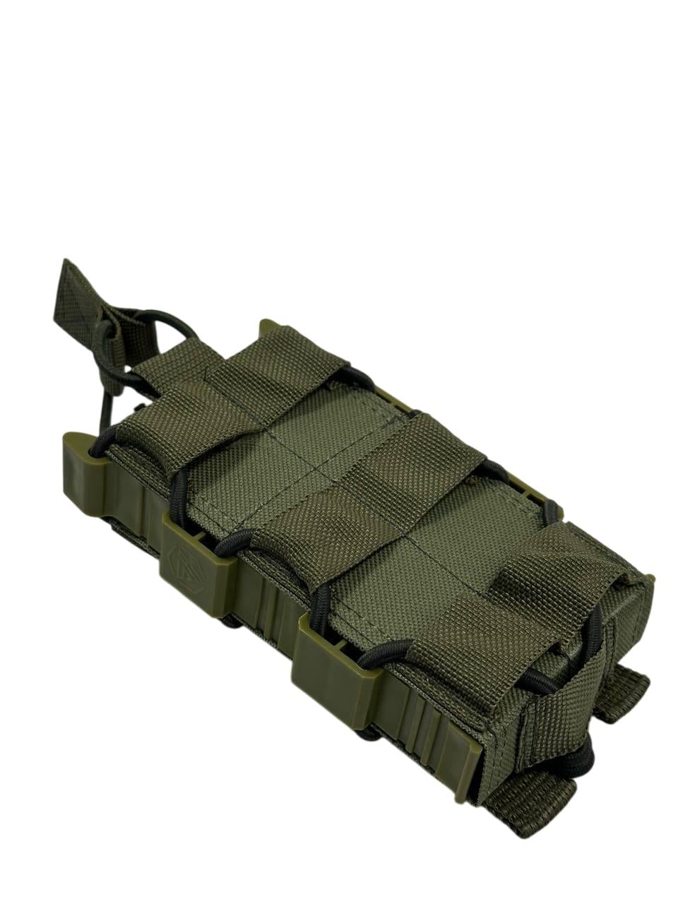 Подсумок одинарный штурмовой МК для магазинов АК на системе Molle пластиковые бока Олива (3576961)