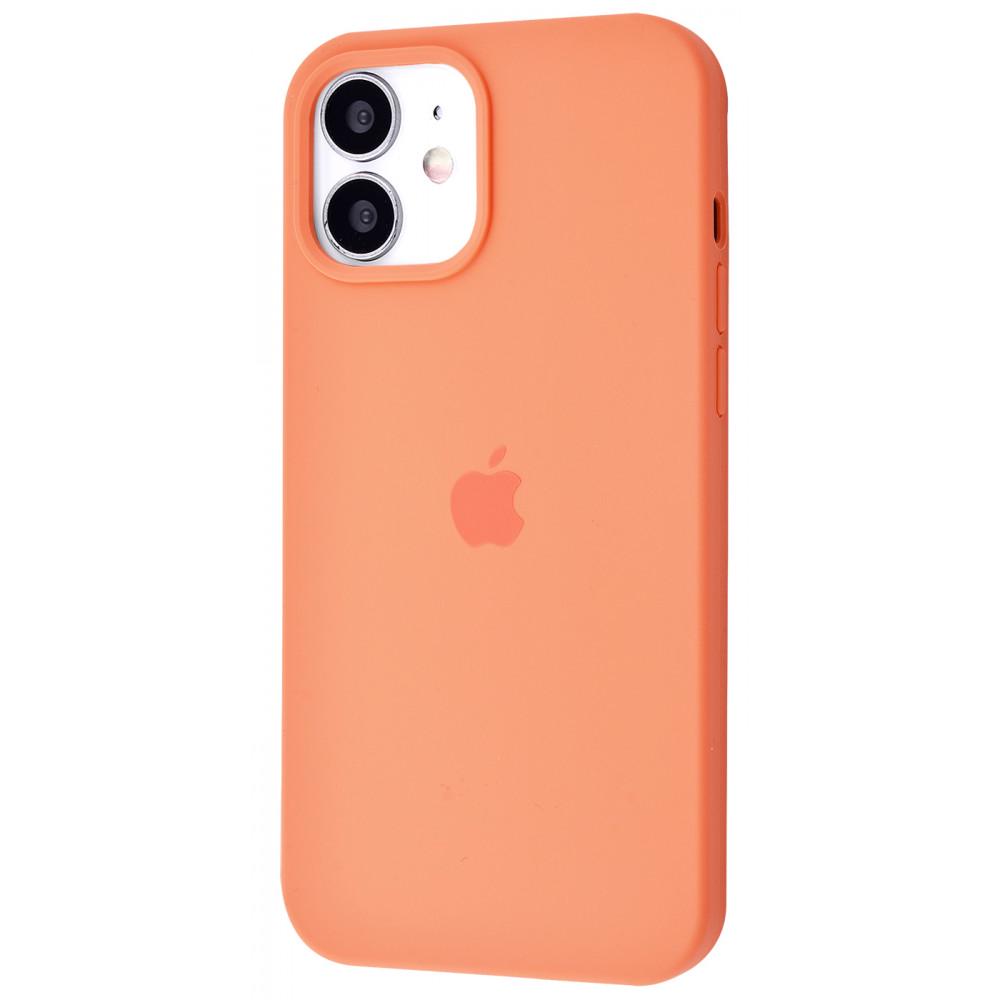 ᐉ Чехол PRC Silicone case Full Cover для iPhone 12 mini Peach