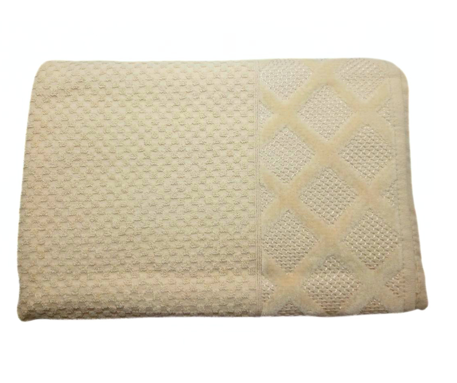 Рушник жакардовий Bulteks Mulia 50х90 см Кремовий (12667) - фото 1 Рушник жакардовий Bulteks Mulia 50х90 см Кремовий (12667) - фото 1