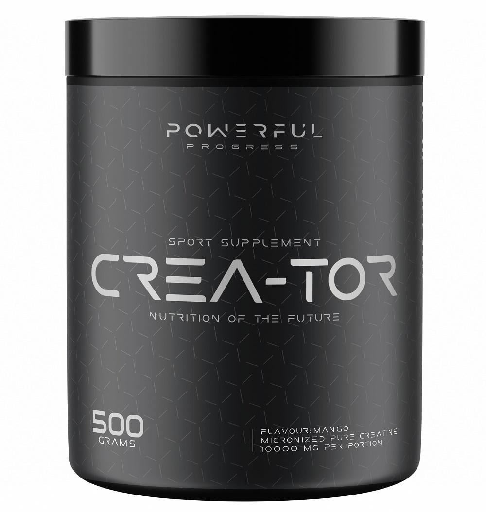 Креатин моногидрат Powerful Progress Crea-Tor Micronized 500 g /100 servings/ Mango