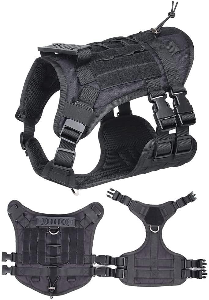 Шлея для собак Vest с ручкой М 60-80 см Черный (1822314718) - фото 3 Шлея для собак Vest с ручкой М 60-80 см Черный (1822314718) - фото 3