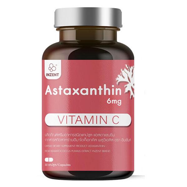 Астаксантин INZENT Astaxanthin 6 мг 30 капс. (000024127) Астаксантин INZENT Astaxanthin 6 мг 30 капс. (000024127)