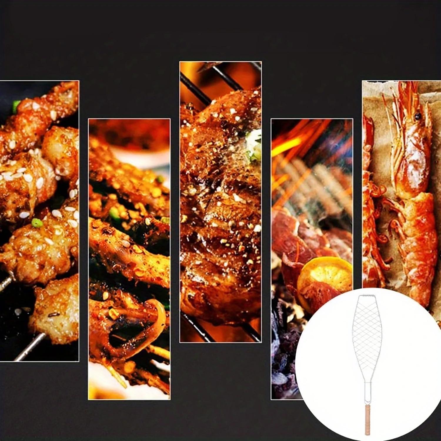 Решетка-гриль для жарки рыбы 54x11 см (87332) - фото 7 Решетка-гриль для жарки рыбы 54x11 см (87332) - фото 7