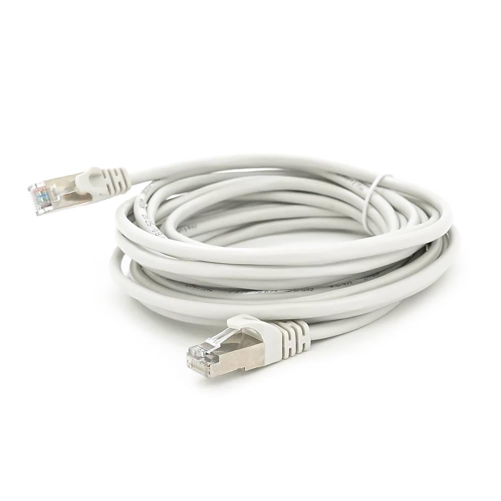 Патч-корд литий Merlion FTP RJ45 Cat,5e 5 м CU Q200 Сірий