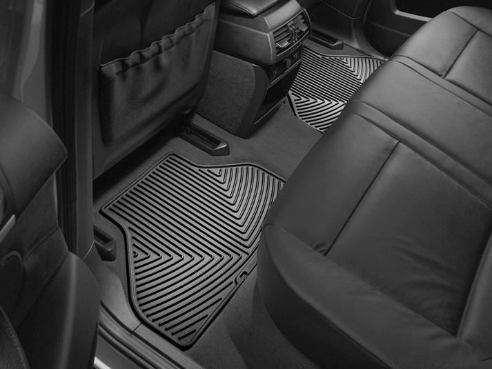 Килимки автомобільні задні гумові WeatherTech W144 BMW X5/X6 2007-2013 Чорний (1185135755) - фото 1