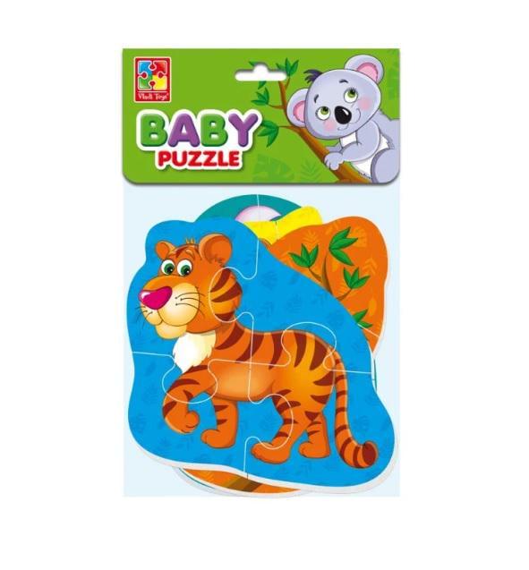 Пазли м'які бейбі Vladi Toys Малюк зможе Тигреня та друзі (MTT-189763)