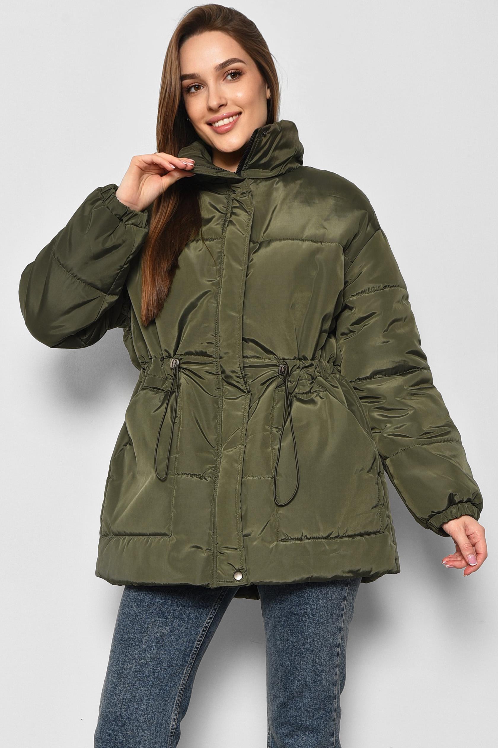 Куртка женская демисезонная S-M Хаки (178515) Куртка женская демисезонная S-M Хаки (178515)