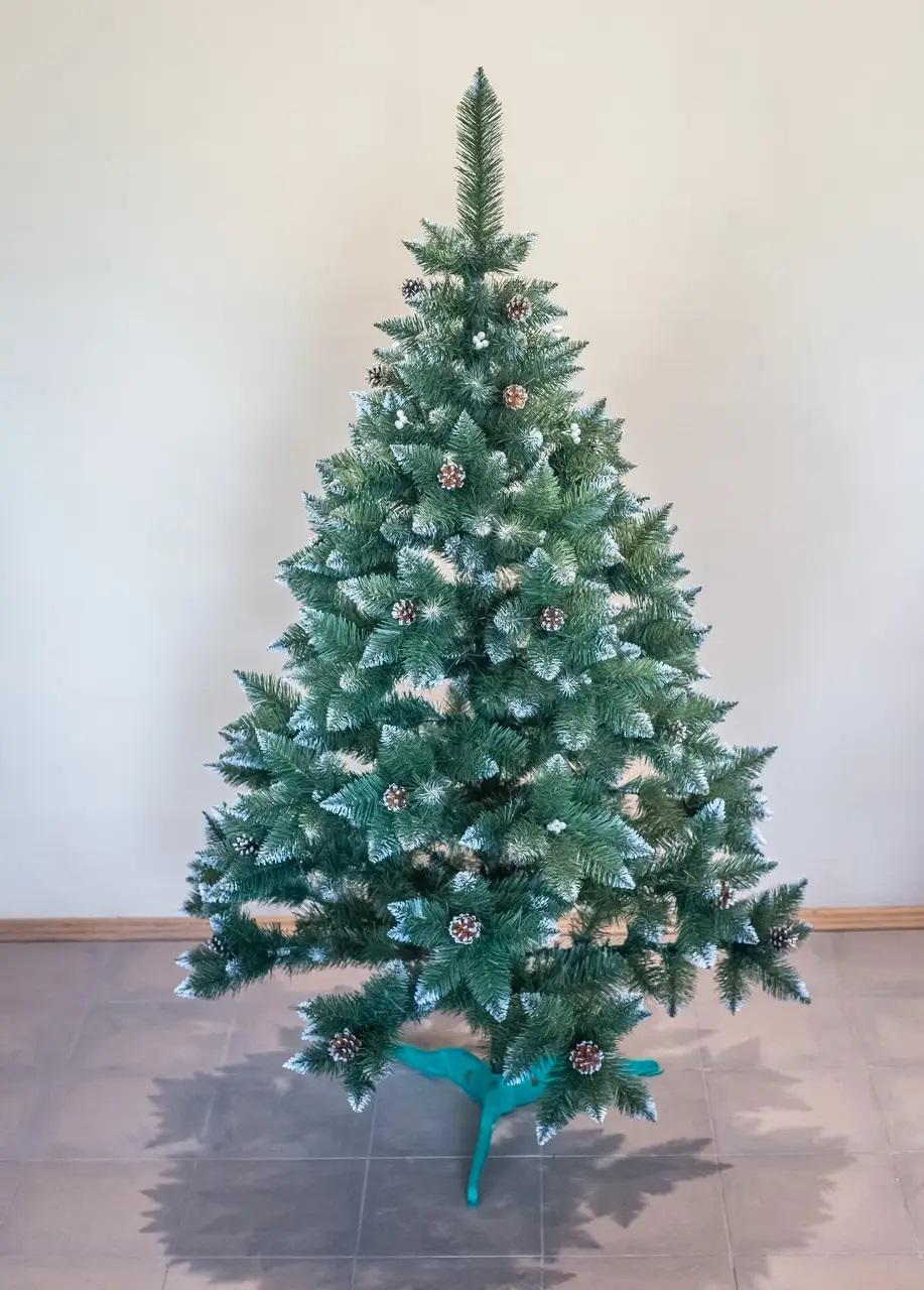 Искусственная елка Элитная с шишками и белой калиной 1,8 м (12891427) - фото 5 Искусственная елка Элитная с шишками и белой калиной 1,8 м (12891427) - фото 5