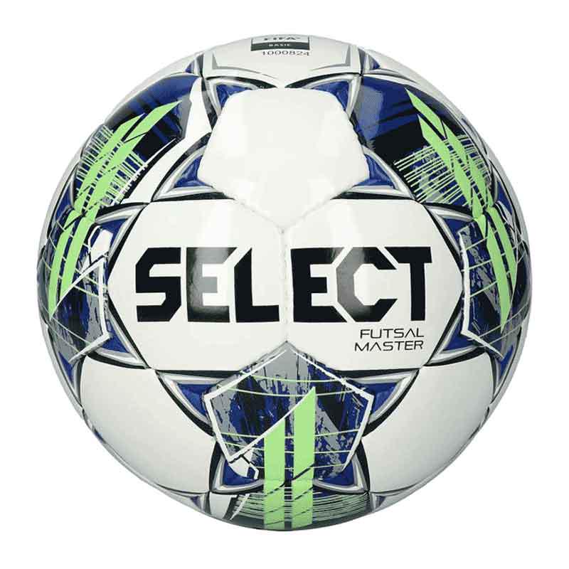 М'яч футзальний Select Futsal Master v22 Уні р. 4 Біло-зелений (104346-334_4)