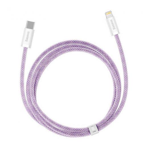 Кабель Baseus Type-C to Lightning Dynamic Series Fast Charging Data Cable 1 м 20W CALD000007 Purple (29e8a855) - фото 3