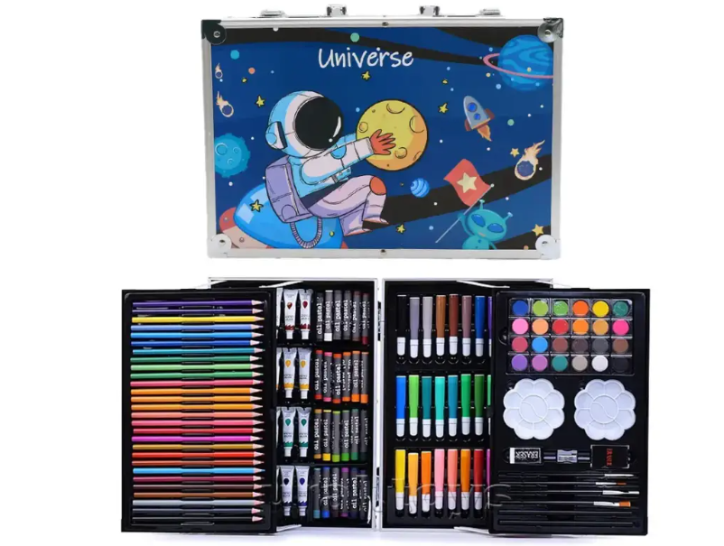 Детский набор для творчества и рисования Астронавт 145 пр. в кейсе (145astronavt) - фото 2