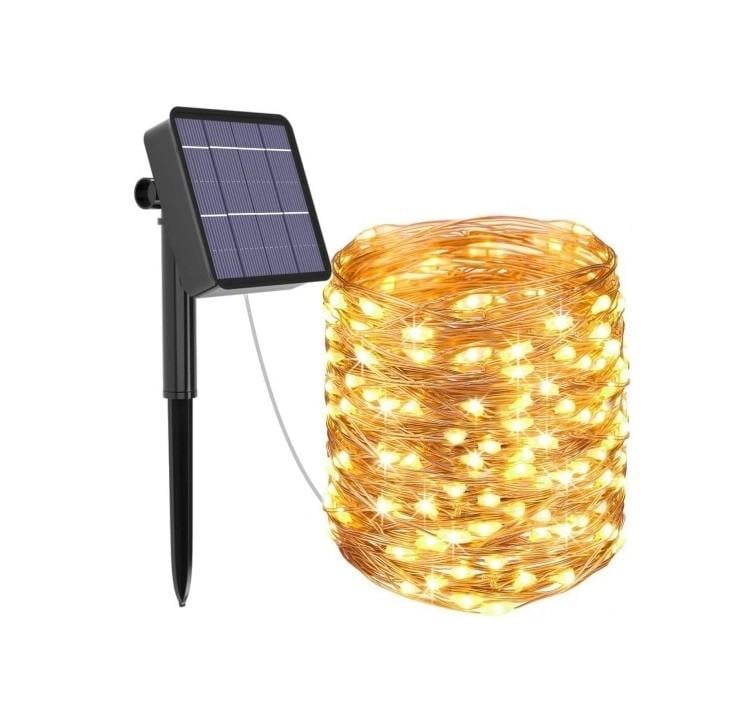Гірлянда вулична 200 LED на сонячній батареї 20 м (5904316197674)