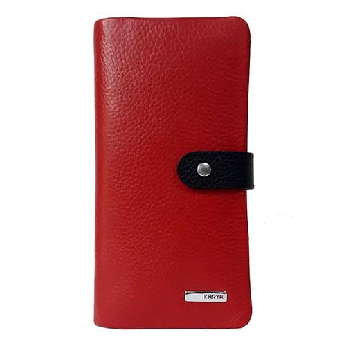 Кошелек женский кожаный Karya Красный (1135-46)
