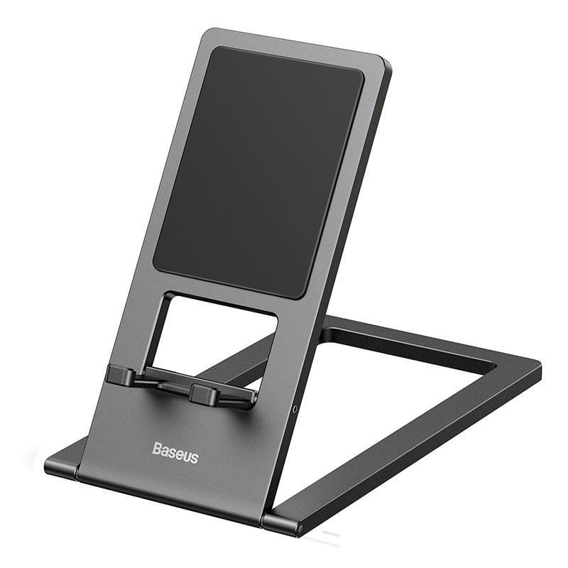 Держатель для телефона BASEUS LUKP000013 Foldable Metal Desktop Holder Grey (575677)