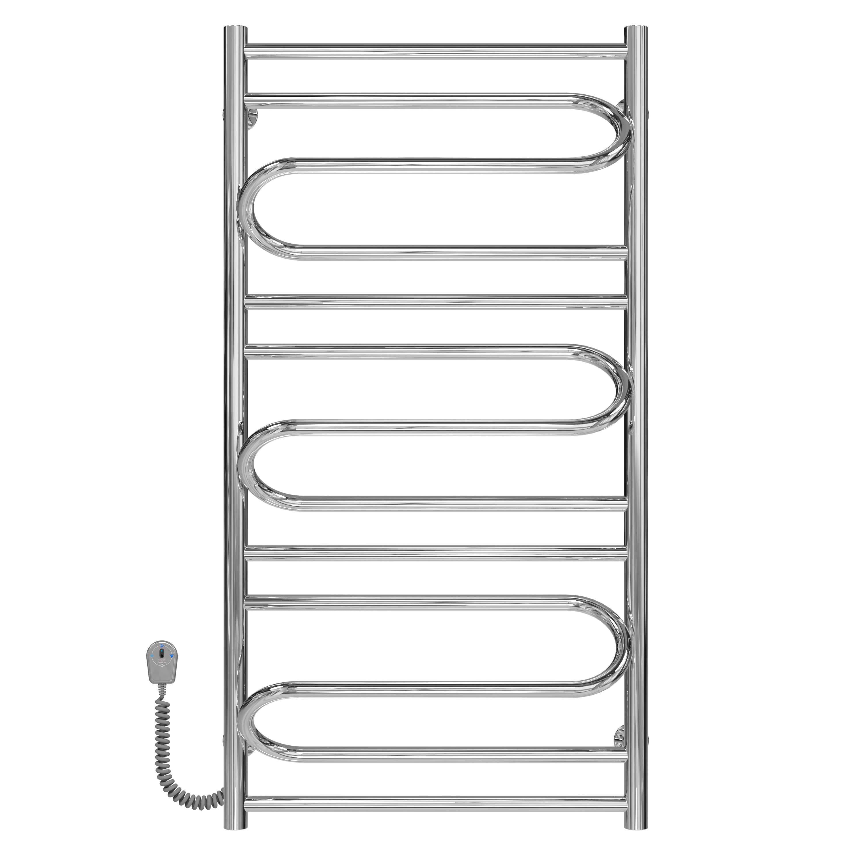 Полотенцесушитель электрический Deffi Вилла EF16 левое подключение нержавеющая сталь 500х1000 мм Хром (C.VP.100.50.ECR5)