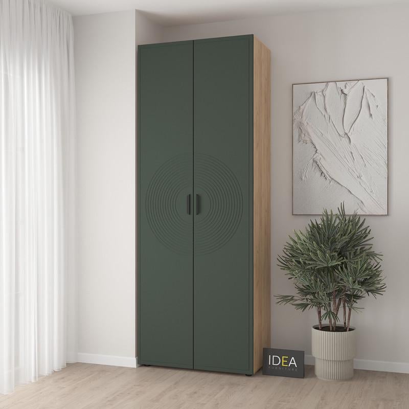 Шафа для одягу Idea С-10.3 комбінована Дуб крафт/Камуфляж (2077)