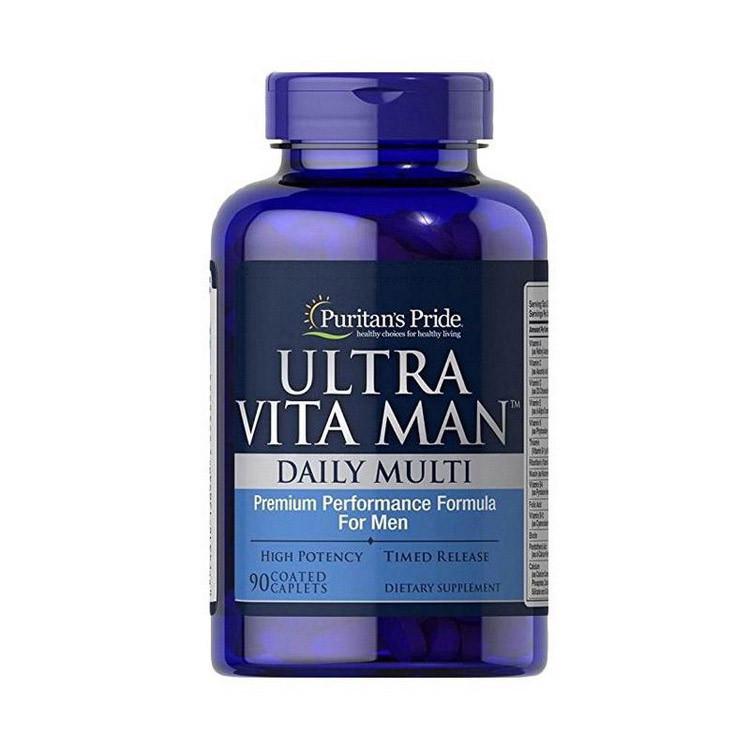 Витамины и минералы для мужчин Puritan's Pride Ultra Vita Man Time Release 90 капс. (08814-01) Витамины и минералы для мужчин Puritan's Pride Ultra Vita Man Time Release 90 капс. (08814-01)