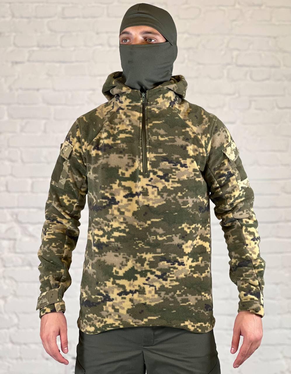 Убакс флисовый с капюшоном XL р. 52 Пиксель (168-3)