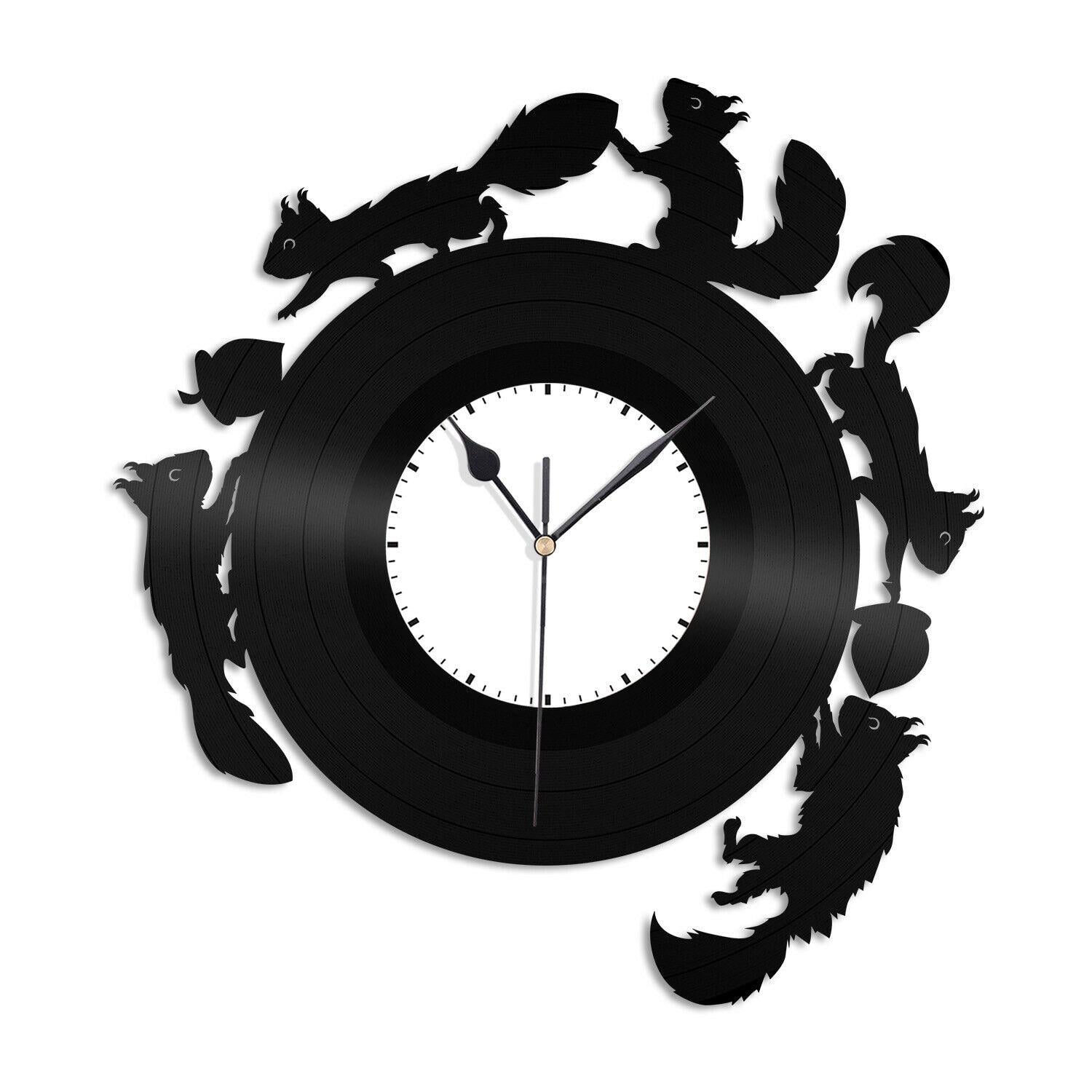 Часы настенные Белка 1921 из виниловой пластинки