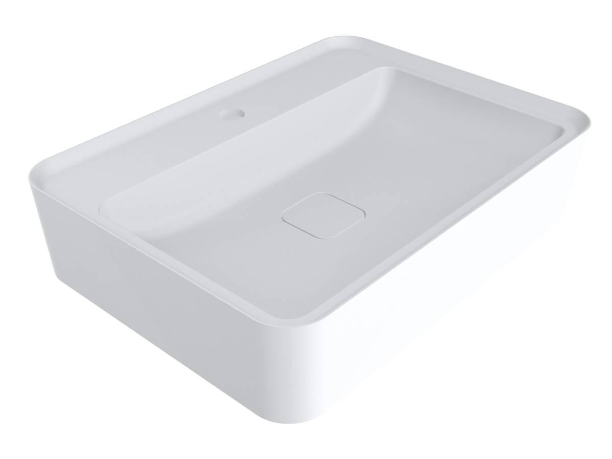 Умывальник Miraggio MARRAKESH 600 MIRASOFT с литого мрамора матовый Белый (84198) Умывальник Miraggio MARRAKESH 600 MIRASOFT с литого мрамора матовый Белый (84198)