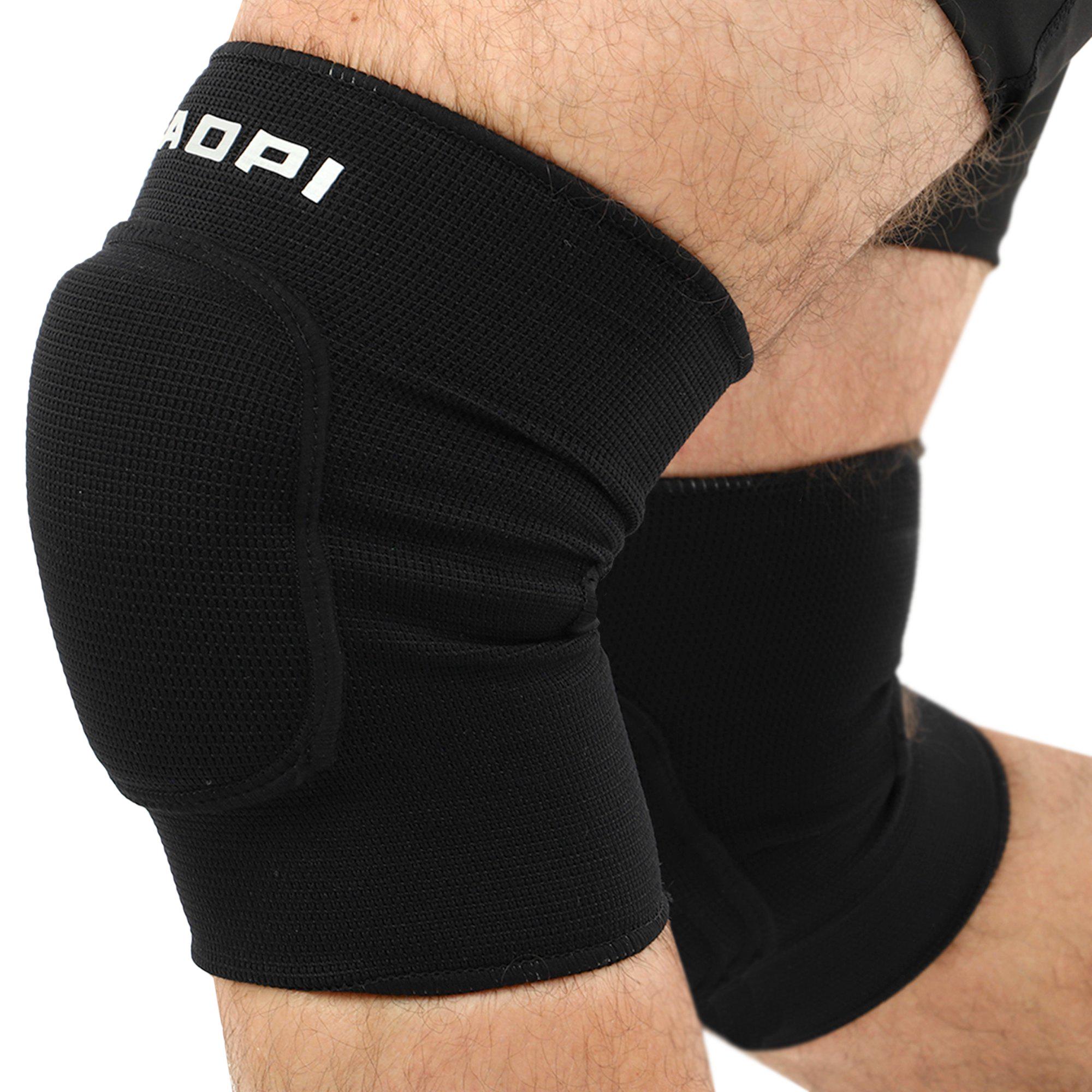 Наколінники спортивні AOPI AP-2154 XS-S 2 шт. Чорний (28117649)