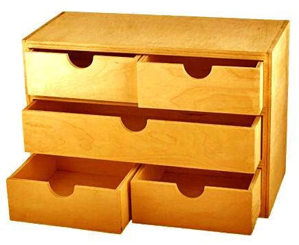 Мини-комод из дерева Сандакан Карри (МНК-000403)