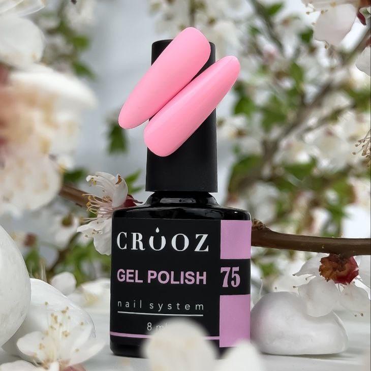 Гель-лак Crooz Gel Polish №75 8 мл Розовый