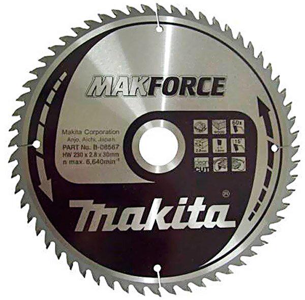 Диск пиляльний по дереву Makita Makforce 235х30 мм 18T - фото 1