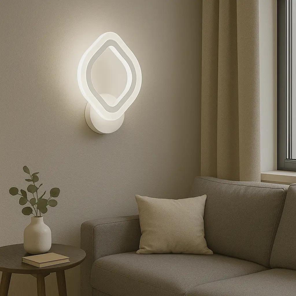 Бра светодиодное ESLLSE AZALIA LED управляемое 12 Вт 168x235x45 мм Белый (00000122597) - фото 2 Бра светодиодное ESLLSE AZALIA LED управляемое 12 Вт 168x235x45 мм Белый (00000122597) - фото 2