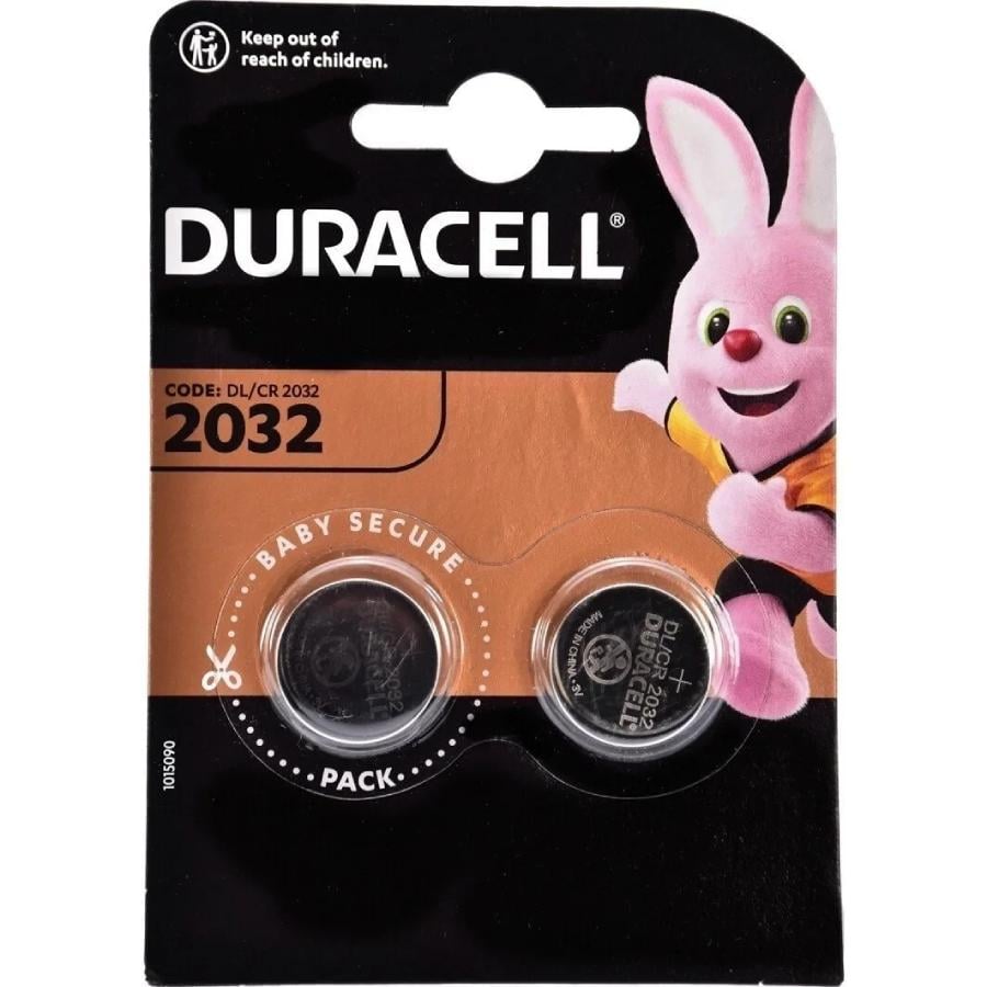 Батарейка-таблетка Duracell DL CR2032 Lithium DSN 2 шт. (6409620)