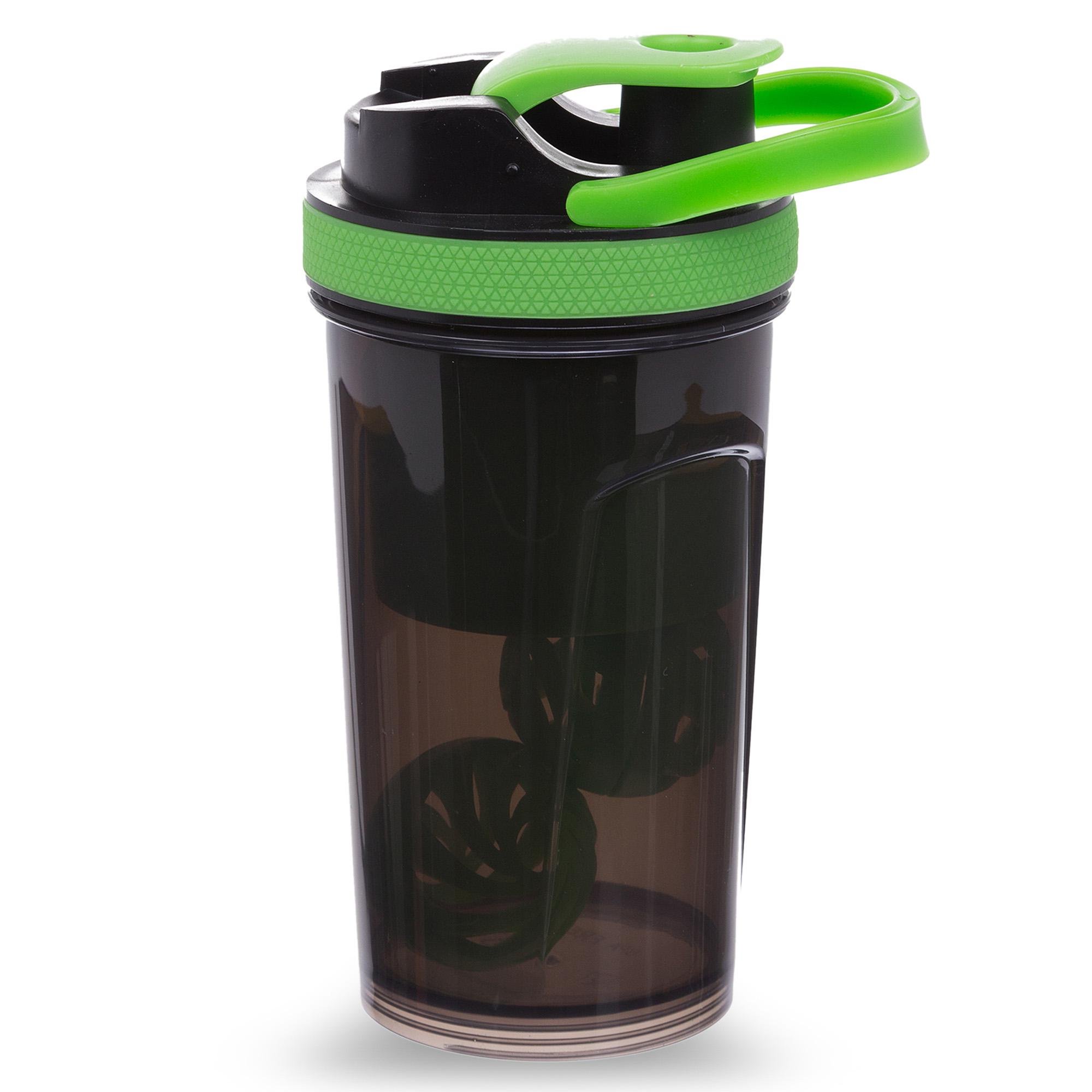 Шейкер SP-Sport TOP Shaker Bottle 500 мл Черный/Салатовый (FI-1869)