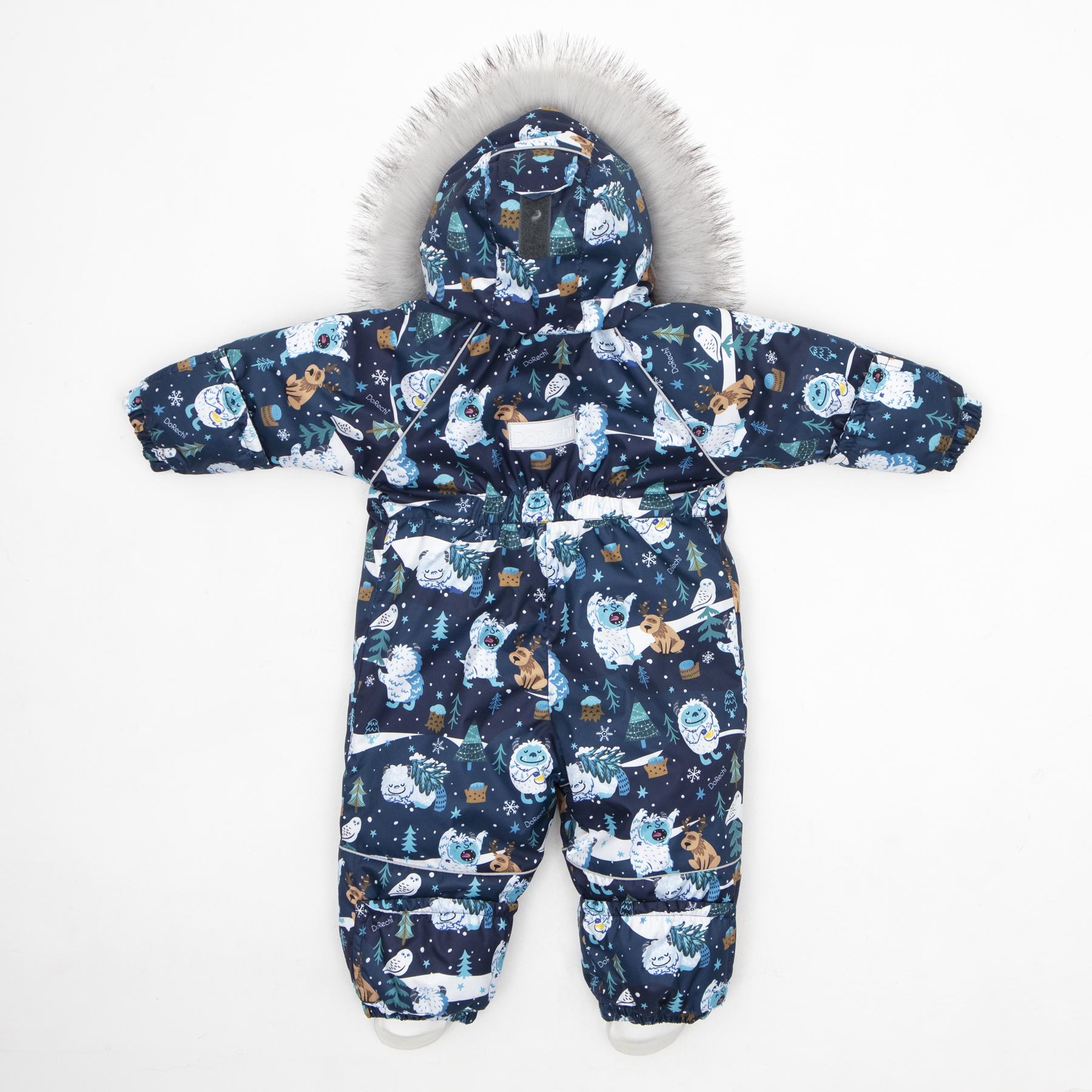 Дитячий зимовий комбінезон з капюшоном DoRechi Аполло Єті з хутром 92-98 см (21514) - фото 2 Дитячий зимовий комбінезон з капюшоном DoRechi Аполло Єті з хутром 92-98 см (21514) - фото 2