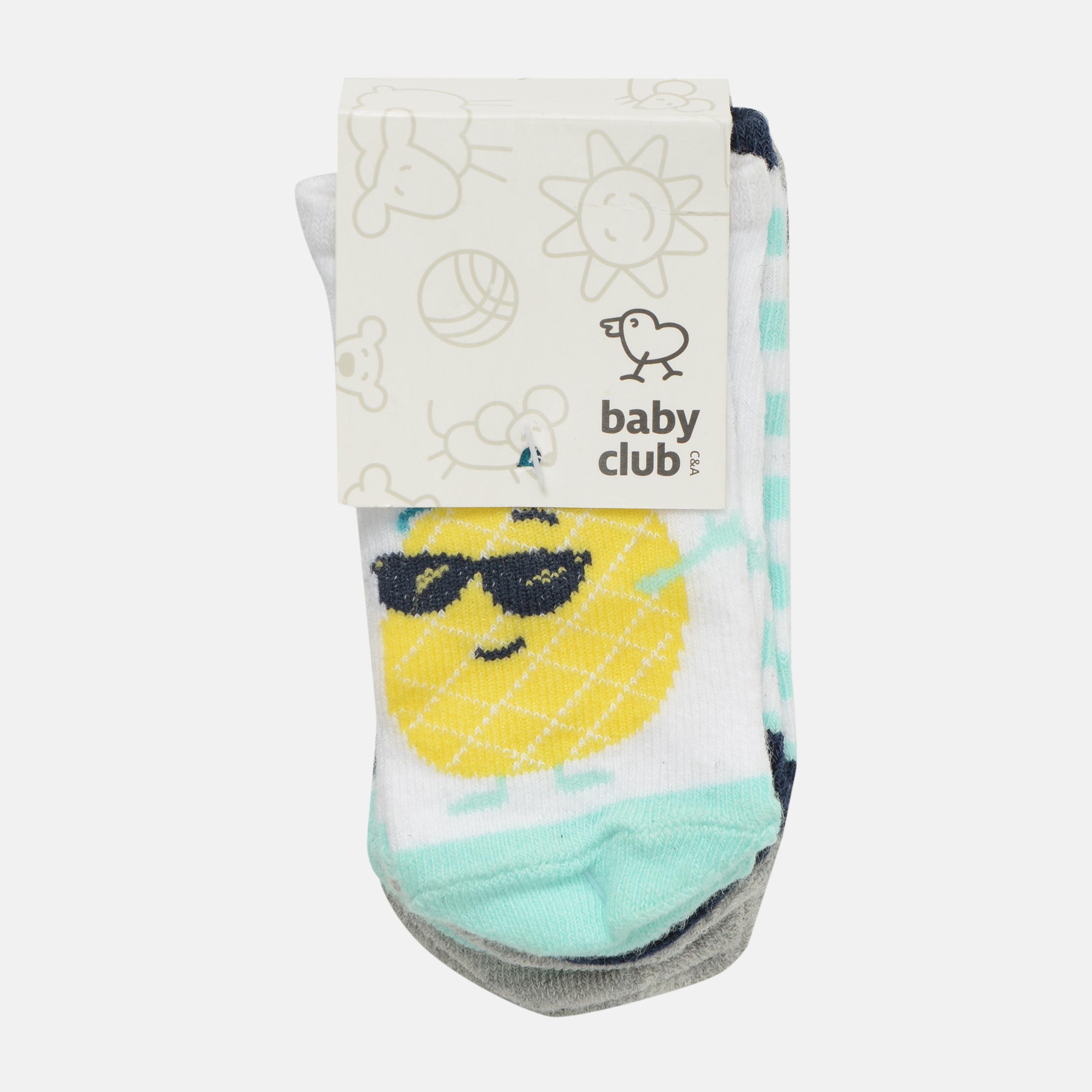 Носки C&A Принт р. 21-23 5 пар Белый (3186279892614)