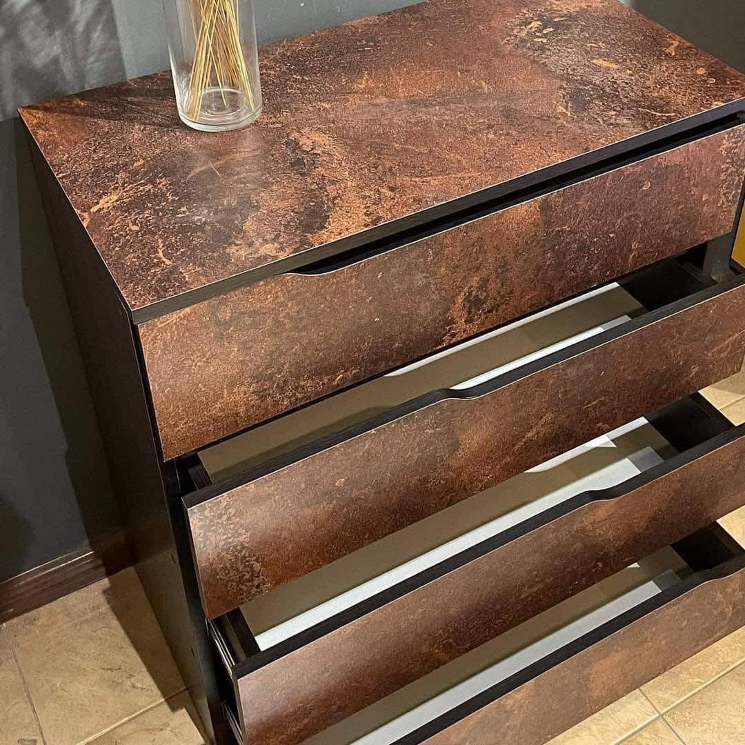 Комод для спальни с выдвижными ящиками Vasco оксид 80х90х42 см (000048855) - фото 2 Комод для спальни с выдвижными ящиками Vasco оксид 80х90х42 см (000048855) - фото 2