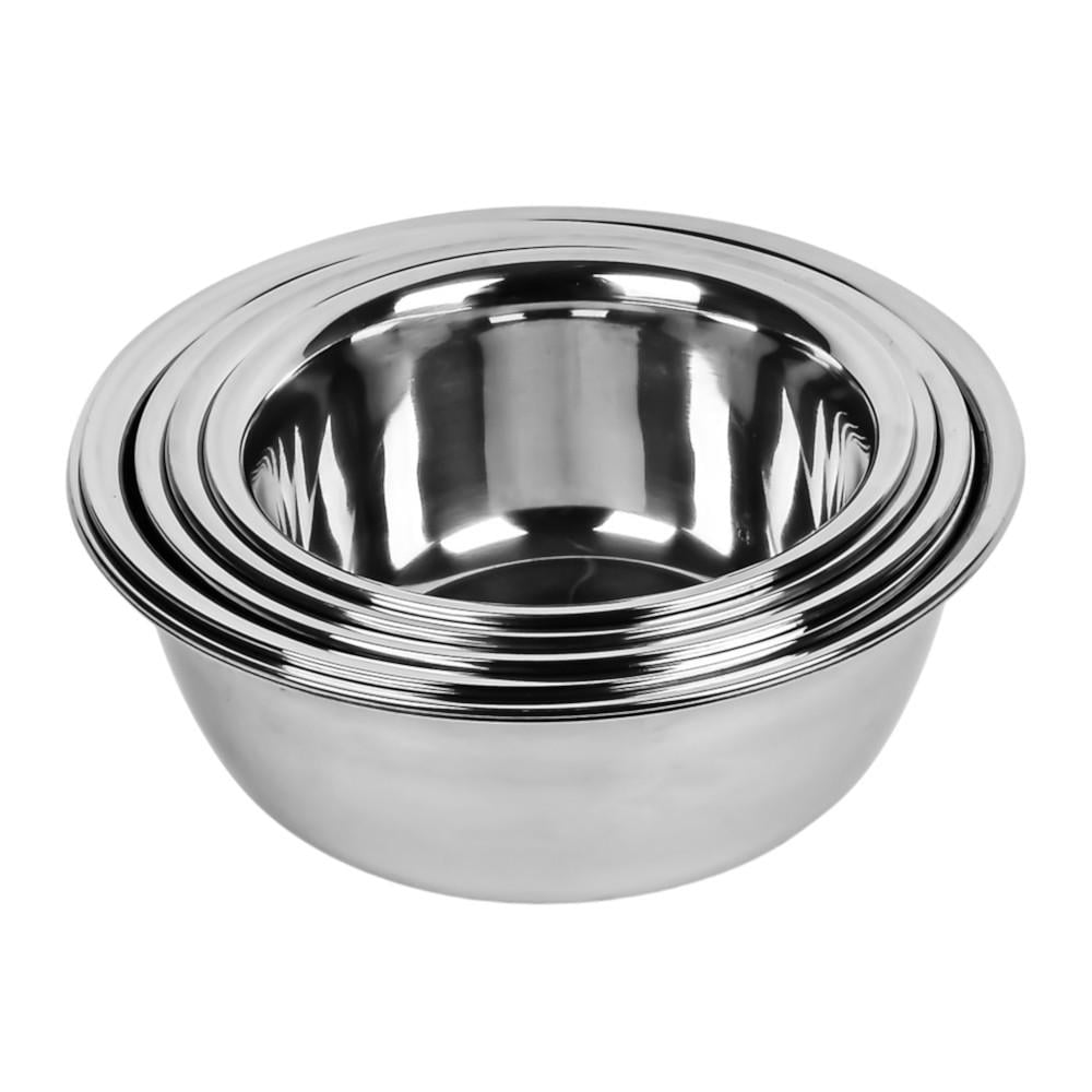 Миски с теркой BASIN R93656 5 мисок и 1 терка из нержавеющей стали Стальной (25816490)