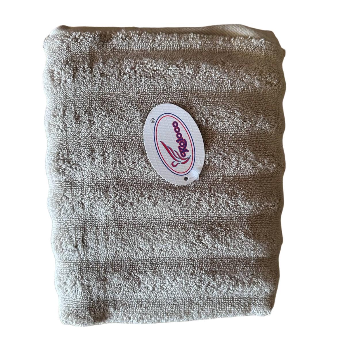 Полотенце Koloco Полосы для лица махра 50х100 см Серый (39482)