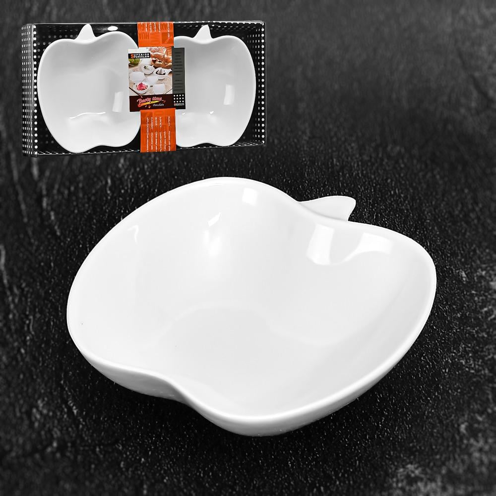 Салатник фарфоровый HOME 2 шт. R90548 32х17х5, 5 см