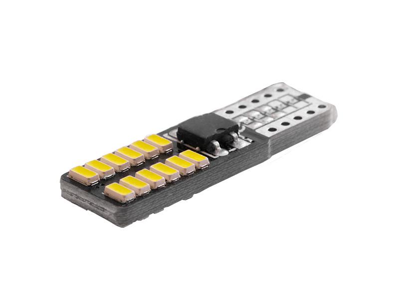 Автолампа светодиодная T10 W5W 24 В SMD3014-24led Белый (2582)