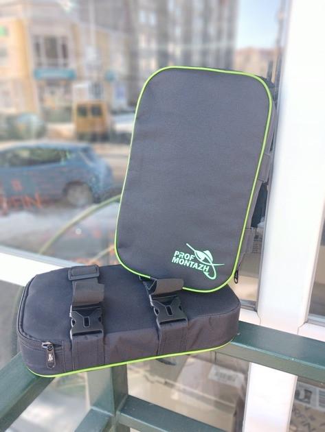 Наколінники рибальські Prof Montazh Comfort для зимової риболовлі 21x33x5 см Чорний (2911611896) Наколінники рибальські Prof Montazh Comfort для зимової риболовлі 21x33x5 см Чорний (2911611896)