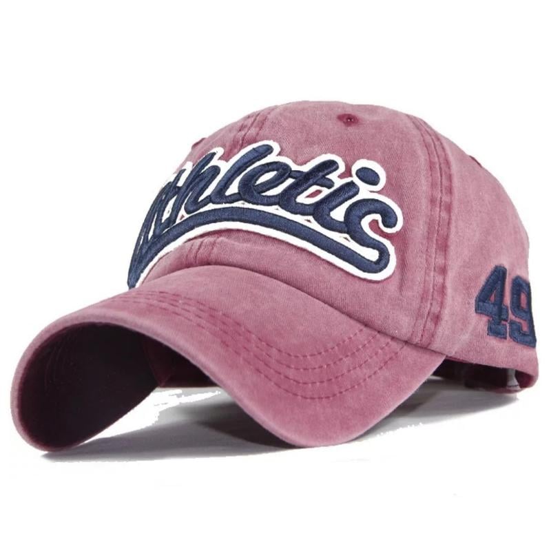 Кепка бейсболка Athletic унисекс Красный