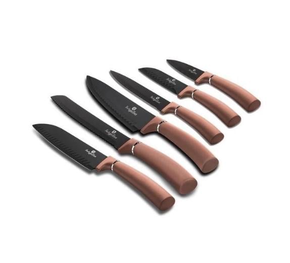 Набір ножів Berlinger Haus з нержавіючої сталі 6 пр. - фото 1