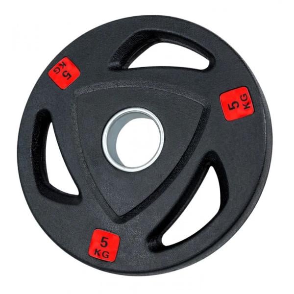 Диск олимпийский обрезиненный Fitnessport RCP18 5 кг Черный (23715580)