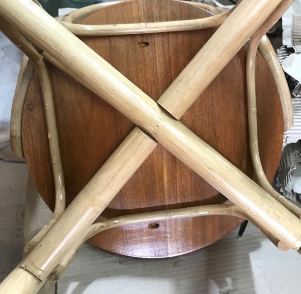 Венский стул из натурального ротанга 2 шт. Орех (cr-sv10889-2) - фото 2