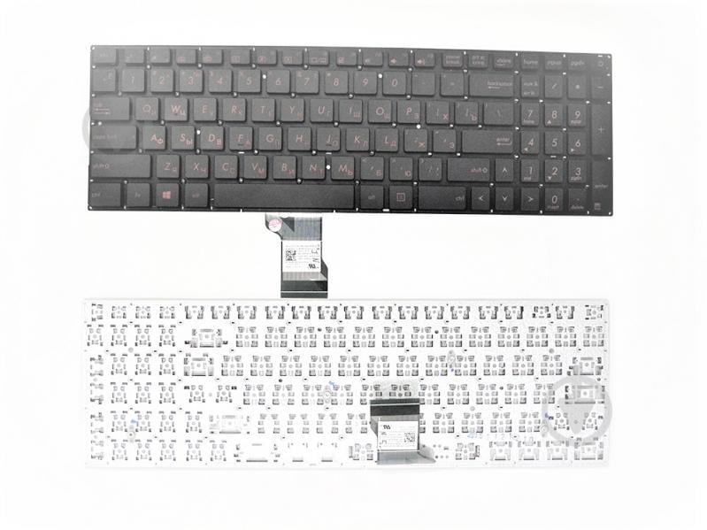 Клавіатура для ноутбука ASUS UX501/UX501JW/N501JW Black RU з підсвічуванням (A11691) - фото 2